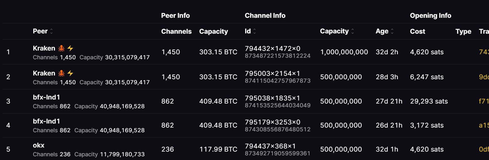 Binance Bitcoin Lightning Peers