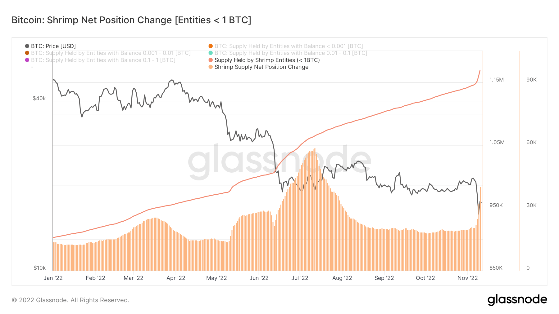 Shrimps Bitcoin Accumulation