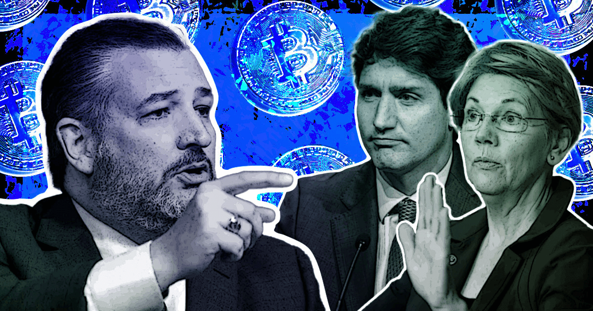 Senator Ted Cruz says ‘Left hates Bitcoin,’ puts Justin Trudeau, Elizabeth Warren on blast